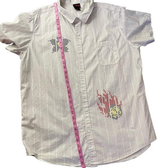 Our Universe Stranger Things Scantron Woven Button Up Size XXL - Picture 4 of 10